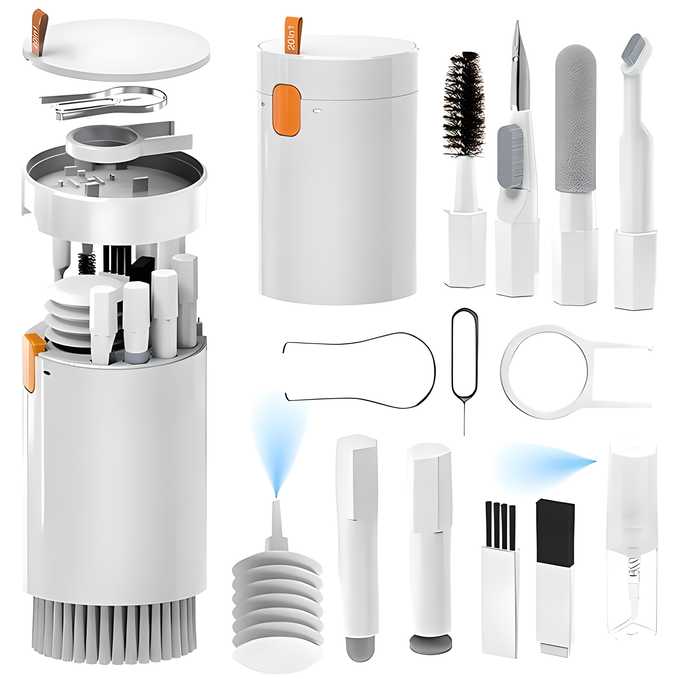 Ultimate 20-in-1 Electronics Cleaning Kit (Keyboard, Screen & Earbud Vacuum)