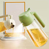 2-in-1 Premium Glass Oil Dispenser & Sprayer (500ml)
