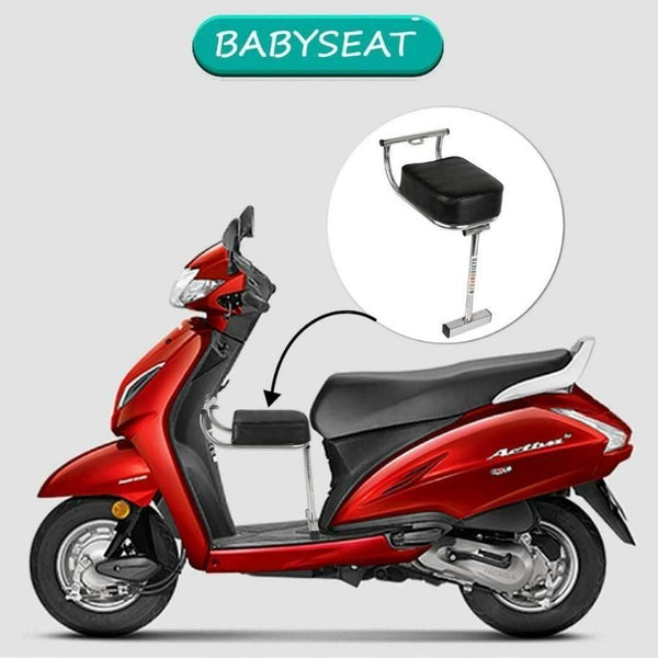 Premium Front Baby Seat for Scooters (Safe & Comfortable)
