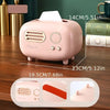 Retro Radio Tissue Box Cover (Aesthetic Vintage Decor)