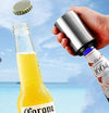 Automatic Pop-Top Bottle Opener (Magnetic Cap Catcher) - Stainless Steel