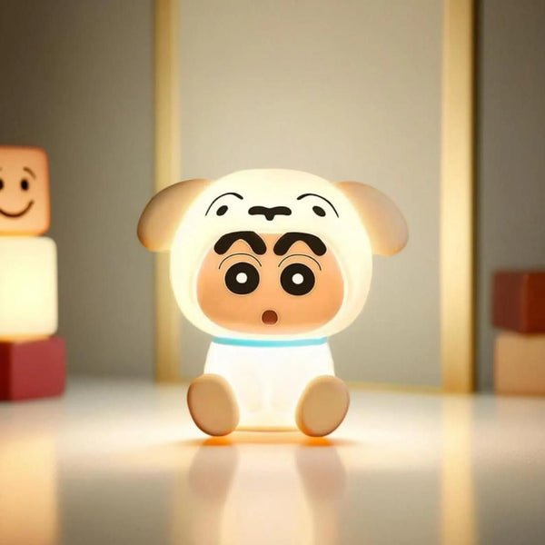 Crayon Shin-chan Shiro Night Light (Soft Silicone LED) - The Cutest Sleep Companion