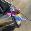 Wind-Powered Flying Bird Car Ornament (Kinetic Flapping Wings)