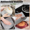 Non-Scratch Wire Dishwashing Rags (Pack of 10) - Heavy Duty & Reusable