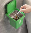 2-in-1 Wall Mounted Ashtray & Mini Dustbin (Stainless Steel)
