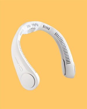 360° Bladeless Neck Fan (Rechargeable Wearable Cooler)