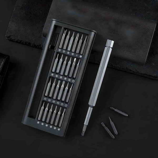 Magnetic 24-in-1 Precision Screwdriver Set (Premium Aluminium Kit)