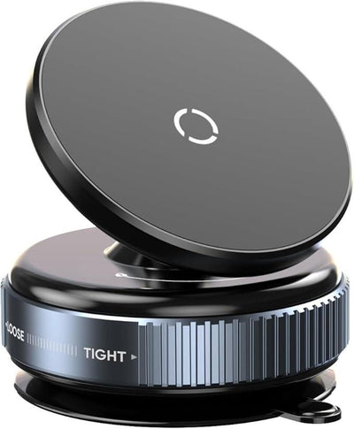 360° Magnetic Vacuum Suction Phone Mount (Sticks to Any Surface) - No Glue Needed