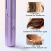 Portable Mini Hair Straightener & Hot Comb (Cordless & Rechargeable)