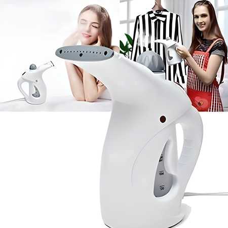2-in-1 Portable Garment Steamer & Facial Spa (Travel-Friendly)