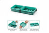 No-Drill Wall Mounted Bathroom Shelf (Dual Compartment) - Strong Adhesive