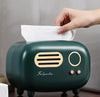 Retro Radio Tissue Box Cover (Aesthetic Vintage Decor)