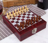 Premium Wooden Wine Accessories Gift Box & Chess Set