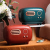 Retro Radio Tissue Box Cover (Aesthetic Vintage Decor)