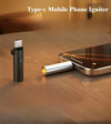 Mini Type-C Smartphone Lighter (Windproof & Flameless) - Pack of 2