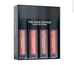 The Nude Edition: Matte Liquid Lipstick Minis (Set of 4 Everyday Shades)