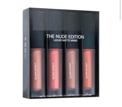 The Nude Edition: Matte Liquid Lipstick Minis (Set of 4 Everyday Shades)