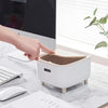 Minimalist Desktop Trash Bin (Aesthetic Push-Button Organizer)