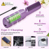 Portable Mini Hair Straightener & Hot Comb (Cordless & Rechargeable)