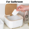 Minimalist Desktop Trash Bin (Aesthetic Push-Button Organizer)