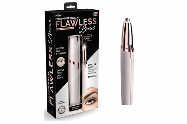 Flawless™ Instant Eyebrow Trimmer & Facial Hair Remover (Pain-Free Precision)