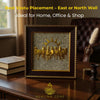 7 Running Horses on Raw Pyrite Frame (The 