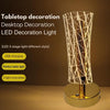 Crystal Diamond Table Lamp (3-Color Touch Control) - USB Rechargeable
