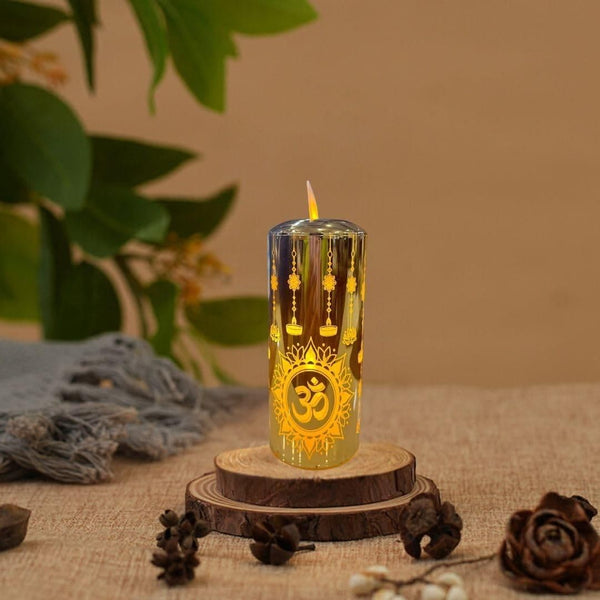 Realistic LED Flameless Candle (Safe Moving Flame Decor)