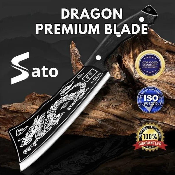 Premium Dragon Kitchen Knife (High-Carbon Stainless Steel) - Ultra Sharp & Rust Proof