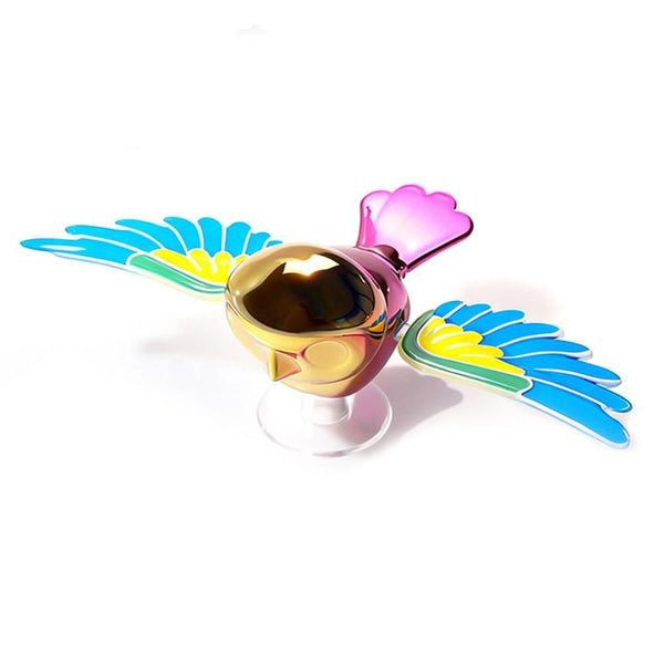 Wind-Powered Flying Bird Car Ornament (Kinetic Flapping Wings)