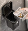 2-in-1 Wall Mounted Ashtray & Mini Dustbin (Stainless Steel)