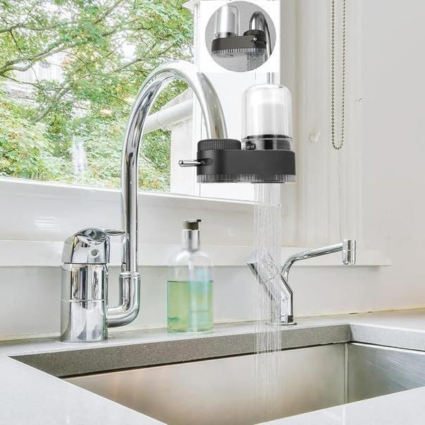 Advanced Dual-Spout Kitchen Water Filter (7-Layer Ceramic Core)