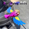 Wind-Powered Flying Bird Car Ornament (Kinetic Flapping Wings)