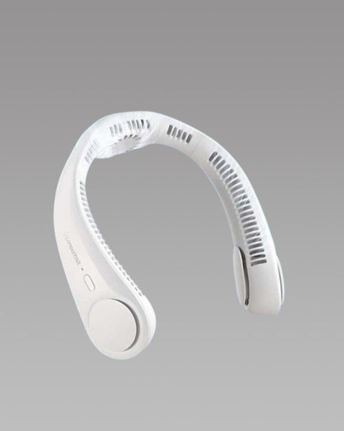 360° Bladeless Neck Fan (Rechargeable Wearable Cooler)