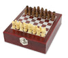 Premium Wooden Wine Accessories Gift Box & Chess Set