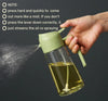 2-in-1 Premium Glass Oil Dispenser & Sprayer (500ml)