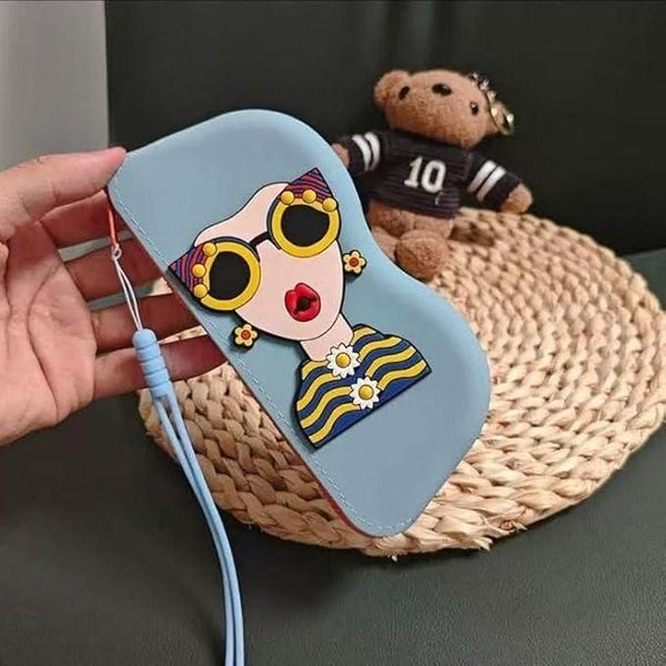 Trendy Silicone Sunglasses & Makeup Pouch (Drop-Proof Travel Case)