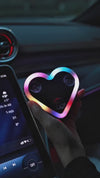 Neon Heart Solar Car Window Light